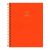 Caderno Executivo Colegial 1 Matéria Napoli Capa Dura 80fls (Tilibra) Capa:Laranja 1