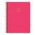 Caderno Executivo Colegial 1 Matéria Napoli Capa Dura 80fls (Tilibra) Capa:Rosa 1
