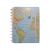 Caderno Inteligente Mapa Mundi Azul By Gocase (CI) Tamanho:Grande 1