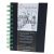Caderno Style Sketch 120g/m² Linha Verde 64fls (Hahnemuhle) Formato:A6 1