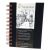 Caderno Style Sketch 120g/m² Linha Vermelha 64fls (Hahnemuhle) Formato:A6 1