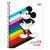 Caderno Universitario 1 Materia Mickey Rainbow Espiral Capa Dura 80fls (Tilibra) Capa:2023-Love Is Love 1