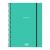 Caderno Universitário 10 Matérias Neon Espiral Capa Plástica 160fls (Tilibra) Cor:Turquesa 1