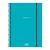 Caderno Universitário 1 Matéria Neon Espiral Capa Plástica 80fls (Tilibra) Cor:Azul 1