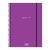 Caderno Universitário 1 Matéria Neon Espiral Capa Plástica 80fls (Tilibra) Cor:Roxo 1