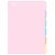 Divisória de Fichário Universitário Académie com 6 Divisões Tons Pastel (Tilibra) 1