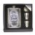 Kit 3 em 1 Whisky Inox - Cantil 210ml + Funil + 2 Mini Copos (Moon Grass) 1