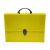 Maleta com Alça Ofício Dorso 45mm Novaonda (Polibras) Cor:Amarelo 1