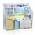 Organizador Triplo Office Horizontal Cristal (Waleu) 1