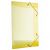 Pasta Plástica Ofício com Elástico Dorso Fino DelloLine (Dello) Cor:Amarelo 1