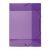Pasta Plástica Oficio com Elástico Dorso Fino Top Line (Dello) Cor:Roxo 1