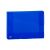 Pasta Plástica Ofício Transparente com Elástico Dorso 3cm (Yes) Cor:Azul 1