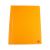 Pasta Plástica Ofício Transparente com Trilho e Aba interna Dorso Fino (Yes) Cor:Amarelo 1