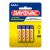 Pilha AAA 1.5V com 4 (Rayovac) 1