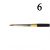 Pincel Redondo Round System3 SY85 (Daler Rowney) Tamanho:6 1