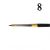 Pincel Redondo Round System3 SY85 (Daler Rowney) Tamanho:8 1