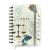 Planner 2024 Semanal Journal Wire-o 11,5x16cm Astral - Cartas do Zodíaco Branco (Cícero) 1