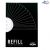 Refil Caderno Inteligente Pautado Branco (Atoma) Formato:A5 1