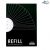 Refil Caderno Inteligente Quadriculado Branco (Atoma) Formato:A4 1