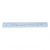 Regua Plastica 30Cm Flexivel (Waleu) Cor:Azul 1