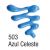 Tinta Dimensional Relevo Brilhante 35ml (Acrilex) Cor:Azul Celeste 1