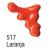 Tinta Dimensional Relevo Brilhante 35ml (Acrilex) Cor:Laranja 1