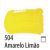 Tinta PVA Fosco 37ml (Acrilex) Cor:Amarelo Limão 1