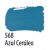 Tinta PVA Fosco 37ml (Acrilex) Cor:Azul Ceruleo 1