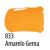 Tinta PVA Fosco 37ml (Acrilex) Cor:Amarelo Gema 1