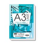 Bloco de Desenho 150g/m² sem Margem 20fls (Pauta Branca) Formato:A3 1