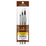 Kit Pincel Sintético Aquarela Premium com 3 (Condor) 1