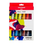 Tinta Acrílica Amsterdam 20ml Estojo com 12 Cores Paisagem (Royal Talens) 1