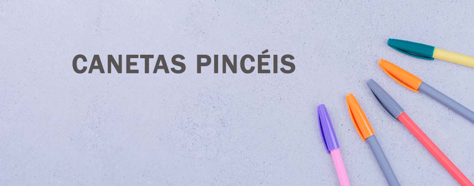 Canetas Pincel